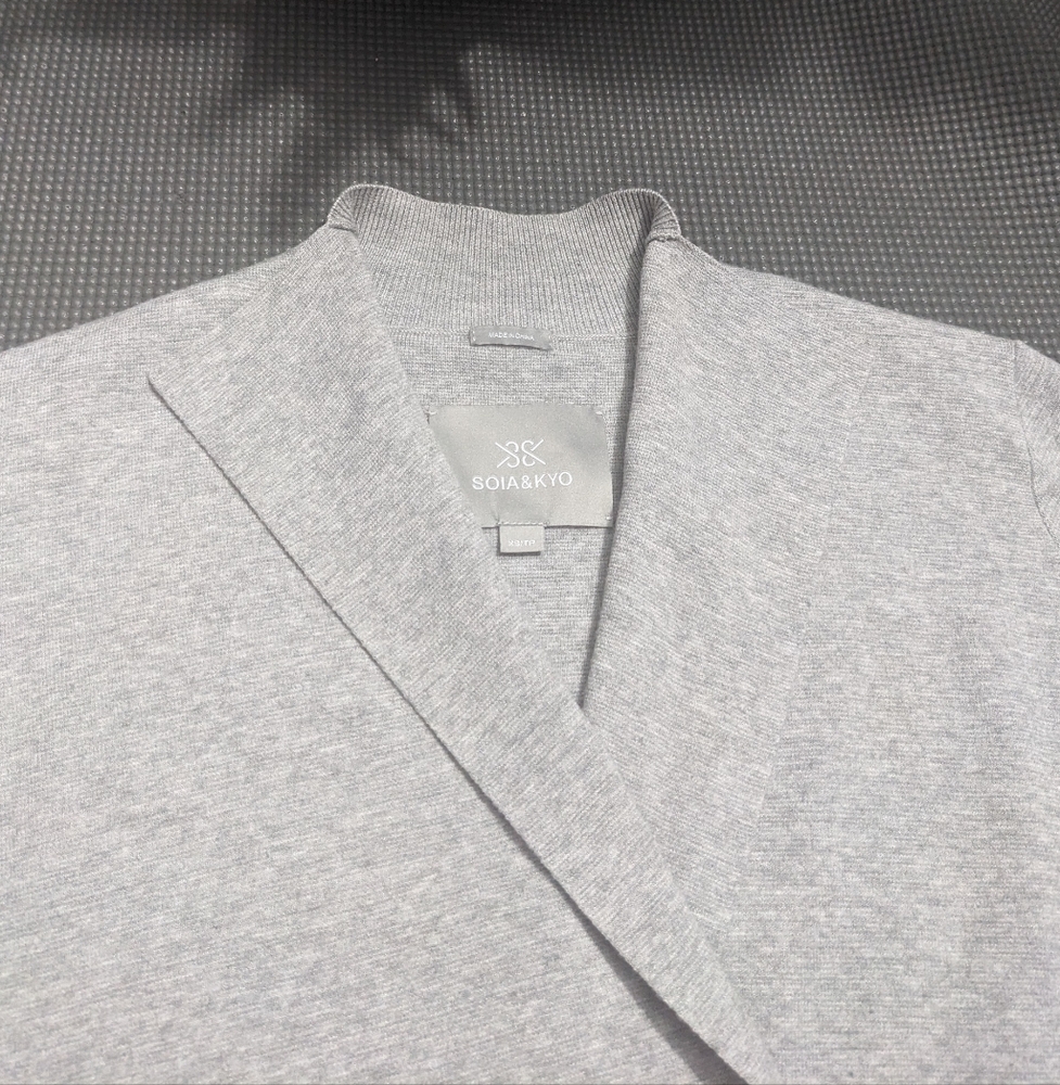 SOIA & KYO Benela Grey cardigan - Picture 6 of 14